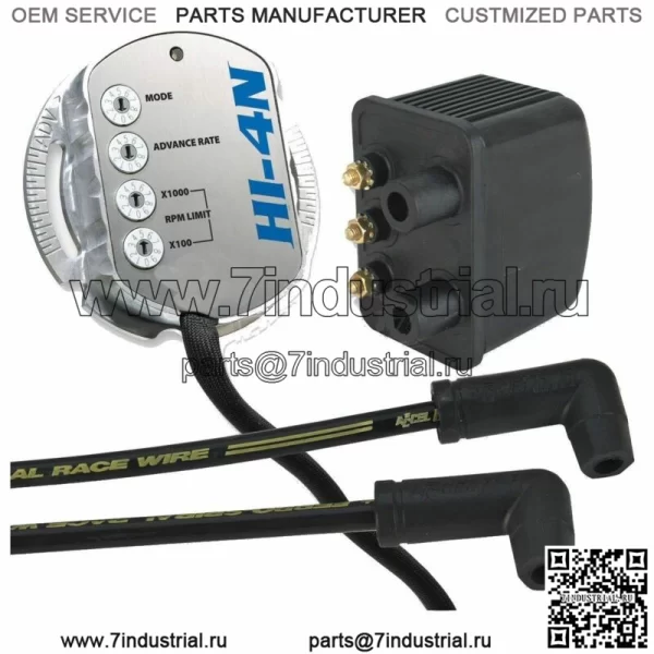 Многофункциональный комплект зажигания Crane HI-4N с одной пожарной катушкой HD Shovelhead и Evo (для: Harley-Davidson)