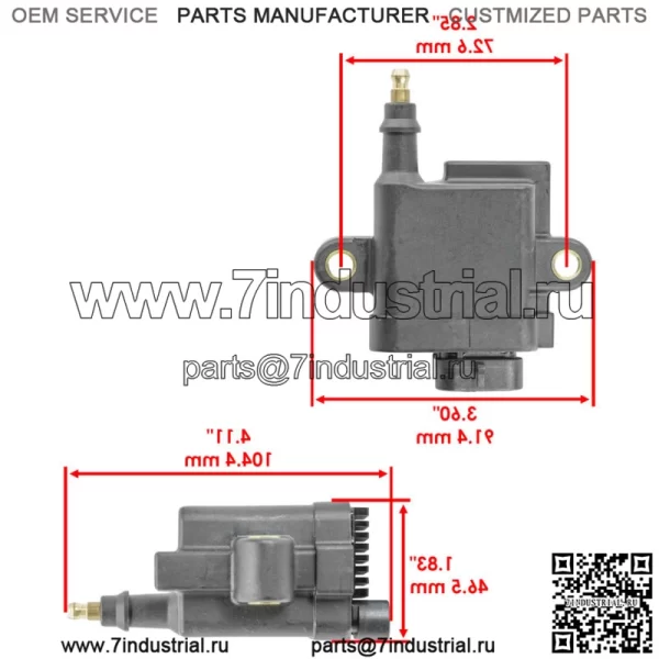 Катушка зажигания для подвесного двигателя Mercury 30 40 50 60 75 90 115 125 200 225 250 HP EFI - Image 2