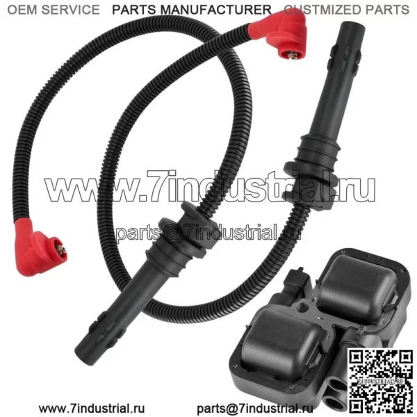 Катушка зажигания с проводами свечей зажигания для Polaris Ranger XP 900 2014-2019 (Для: Polaris)