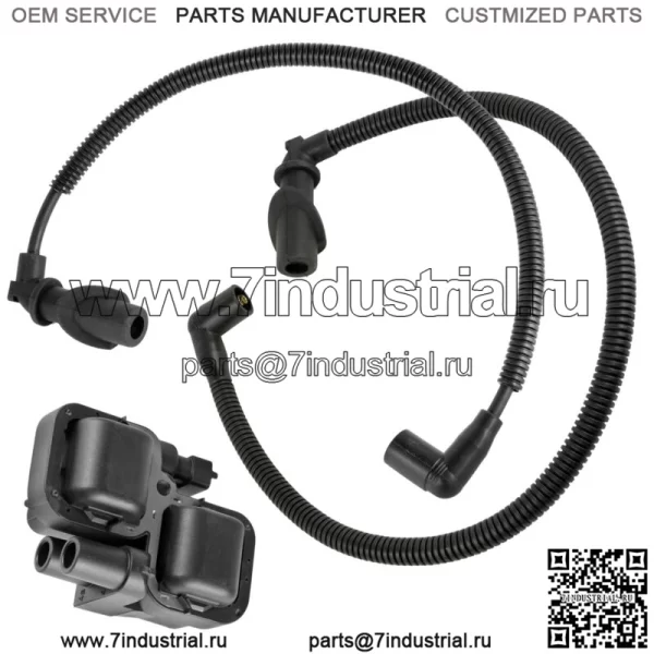 Катушка зажигания со свечой зажигания 59,3/47 см для Polaris Sportsman 700 04-2005 (Для: Polaris)