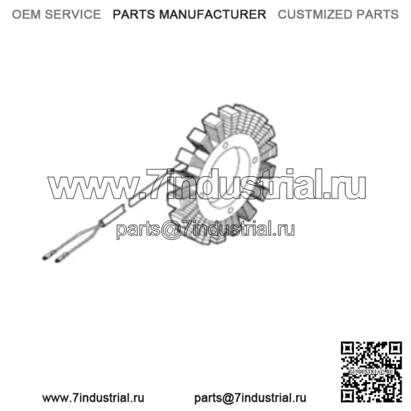 СТАТОР ГЕНЕРАТОРА ДЛЯ Бункерной и полевой машины JOHN DEERE 1200 1200A