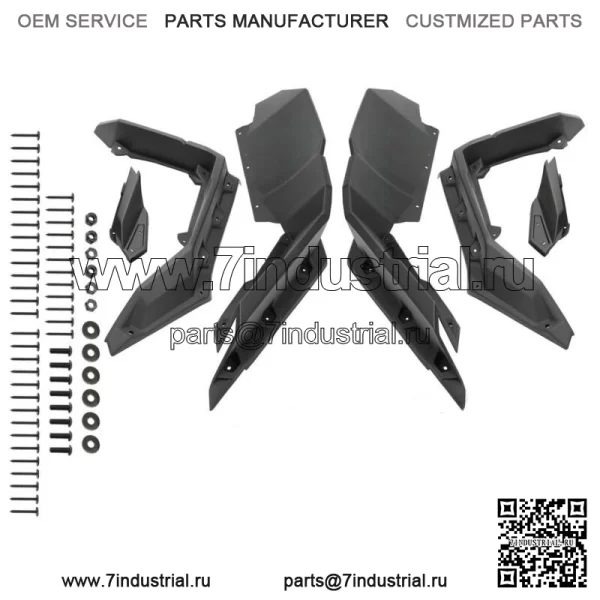 Для Can-Am Maverick X3 Turbo R 2017-2023 расширенные расширители крыльев #715002973
