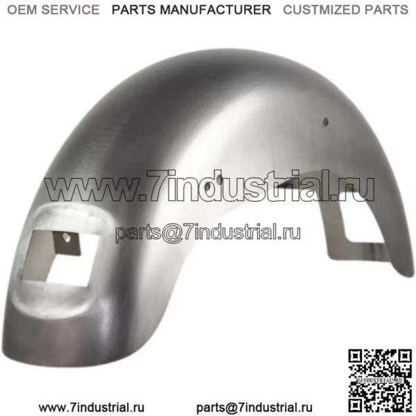Russ Wernimont Designs 7 1/2-дюймовое кастомное стальное заднее крыло 91-05 Harley FXD Dyna (для: Harley-Davidson)