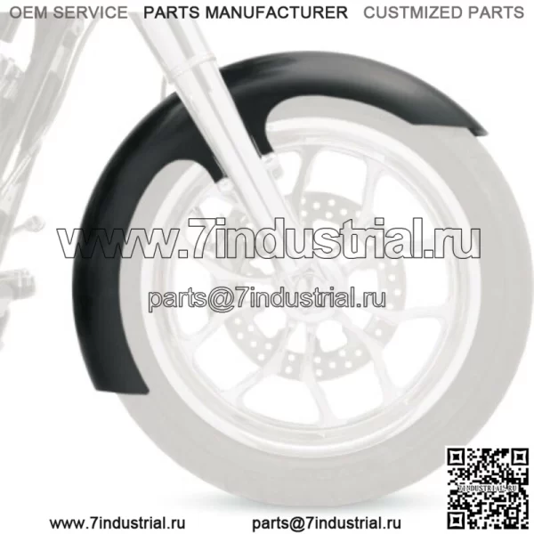 Klock Werks Tire Hugger Slicer Переднее крыло 16-19-дюймовые колеса Harley 99-13 Touring (Для: Harley-Davidson)