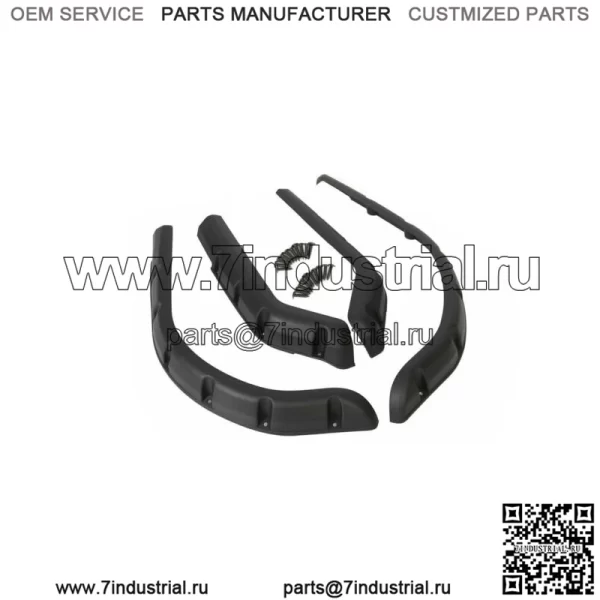 Для EZGO TXT Golf Cart Fender Flares 94-2013 Набор из 4 саморезов с черными винтами