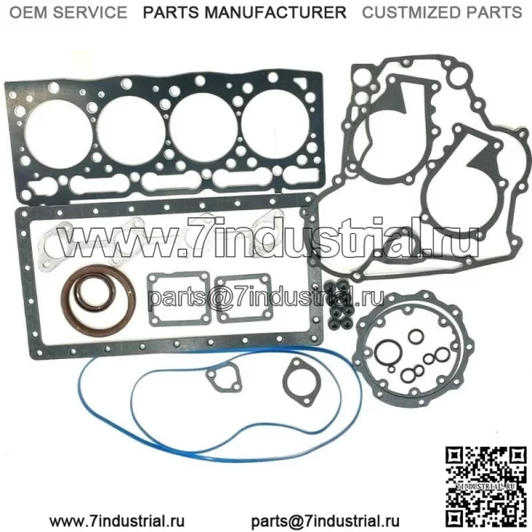 Полный комплект прокладок для Kubota V1505 B2910HSD B7800HSD B3030HSD B3200HSD