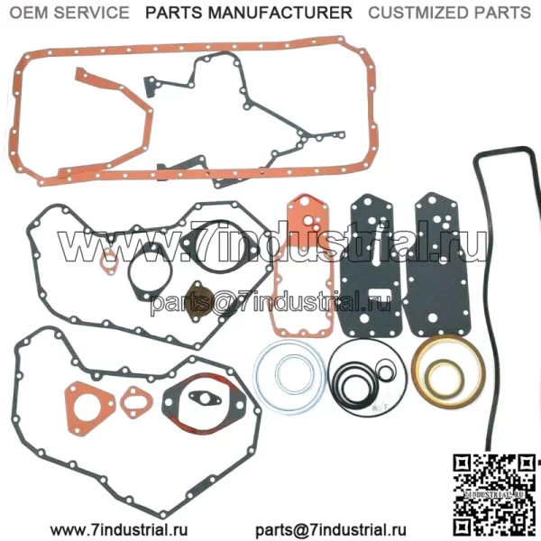 Комплект нижних прокладок для Cummins Dodge Ram 5.9 6BT 6B 6BTA 12V 89-98 3802376 - Image 2