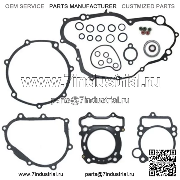 Полный комплект прокладок, верхняя и нижняя часть двигателя для Yamaha YZ250F 2001-2013, новинка