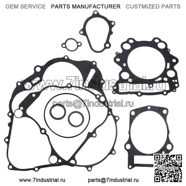 Подходит для Yamaha Raptor 660 YFM660R 2001-2005, полный комплект прокладок, верхний/нижний конец