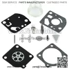 Ремонт карбюратора для Husqvarna 125R 128R 124C 128 CD DJX 128LD 128RJ 545081848 деталь, комплект для ремонта карбюратора