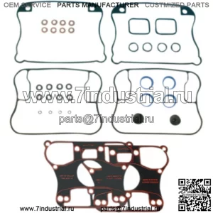 Полный комплект резиновых прокладок James Rocker Box 91-2003 Harley Sportster XL 883 1200 (для: Harley-Davidson)