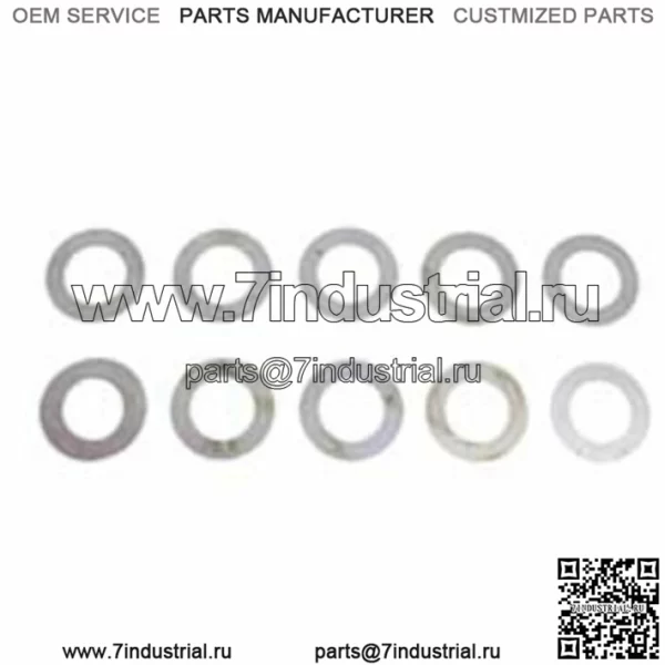 V-Twin 1-3-4 .015 Шайбы распределительного вала Harley Knucklehead Flathead Sportster 10Pk (Для: Harley-Davidson)