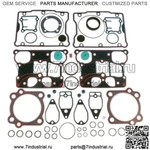 Комплект уплотнительных колец уплотнительного кольца двигателя James Top End 99-04 Harley Twin Cam 88 дюймов .045 (Для: Harley-Davidson)