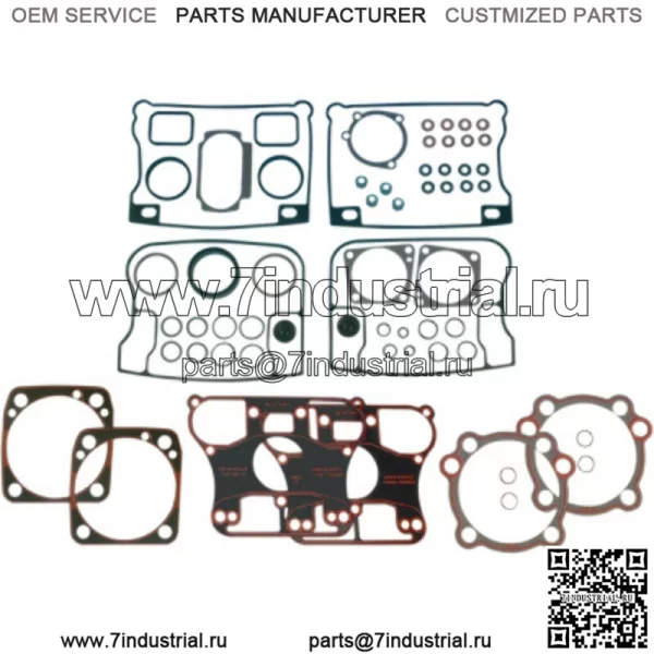 Оригинальная прокладка James Gasket Top End Gasket Seal 3, комплект 5/8 дюйма 92-99 Harley Evo Evolution (для: Harley-Davidson)