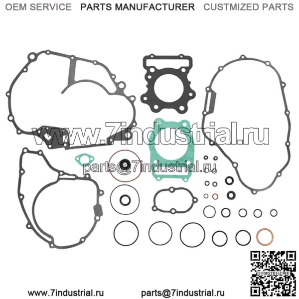 Полный комплект прокладок для Honda подходит для ATC250ES Big Red ATC250SX TRX250 1985-1987 гг.