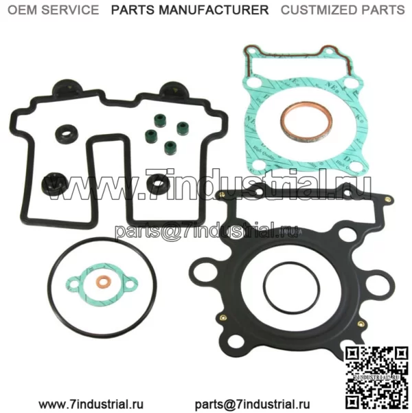 Комплект верхних прокладок для Yamaha подходит для TTR250 TT-R 250 NX-40091T 1999-2006 гг.