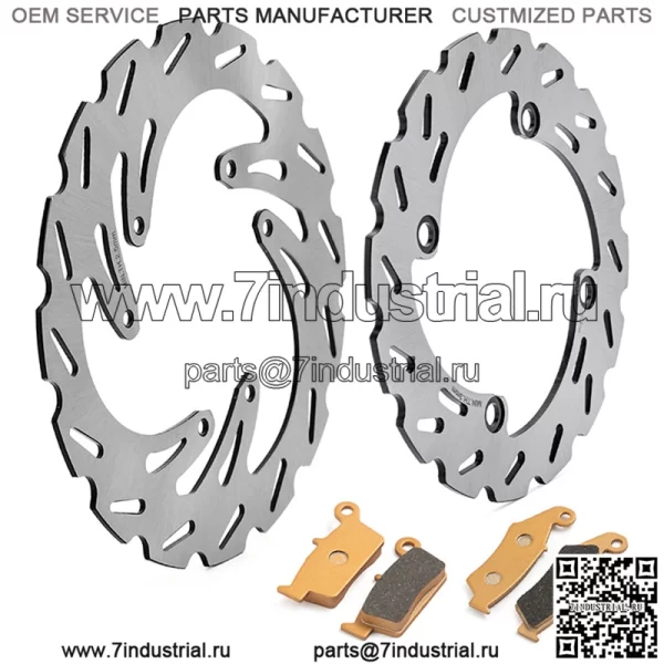 Комплект ротора тормозного диска и тормозная колодка для HONDA CR R-CR E 125CC 1995-1997/250CC 1995-1996/500CC 1995-2001 - Image 2