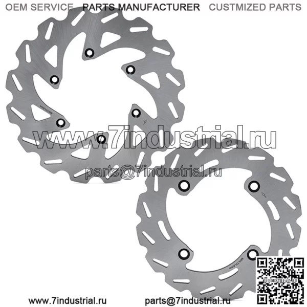290*240 мм комплект ротора тормозного диска из нержавеющей стали для Suzuki DR650 SET-Y, SEK1-SEK9, SKL0/1 SP46B H1690 Передняя часть 96-UP - Image 4