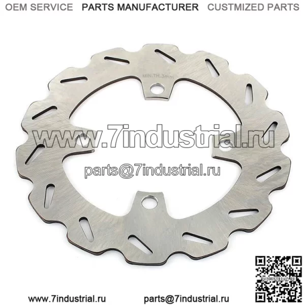 Передний тормозной диск для Yamaha YFM450FXV FXW FXX FXY FXZ Wolverine Auto 4x4 2006-2010