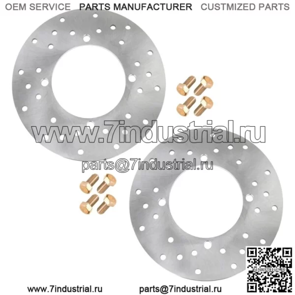 2 задних диска со шпилькой подходят для Polaris Sportsman 800 4x4 2007, 2008, 2009, 2010, 2011 (для Polaris Sportsman 800)