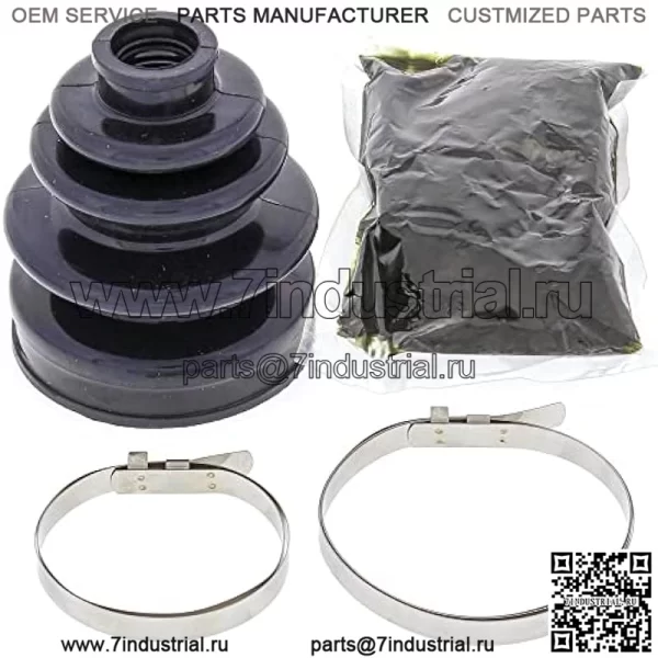 Комплект CV Boot 19-5008, совместимый с/заменой Kawasaki KAF 620 (Mule 3010 4x4) 01-08, KVF 700 Prairie 4x4 2004-2006, KVF 650 Brute Force 4x4 05-08, KVF 400 C Prairie 4x4 1999-2002