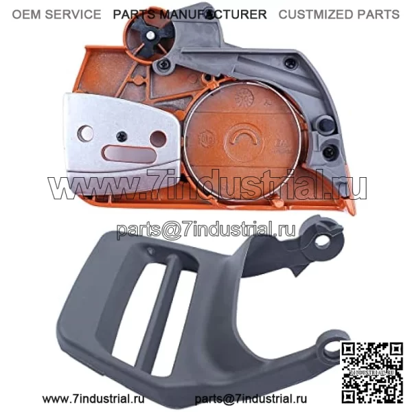 Цепной тормоз для Husqvarna 346XP 340 350 503850901, крышка сцепления звездочки с ручкой, крышка сцепления звездочки с ручкой