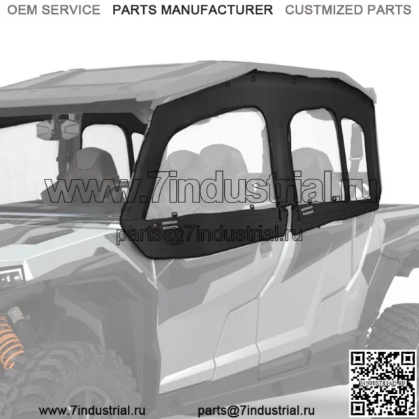 Мягкий кожух кабины с верхней дверью для Polaris General 4 1000/ XP 4 1000 2020-2023 гг.