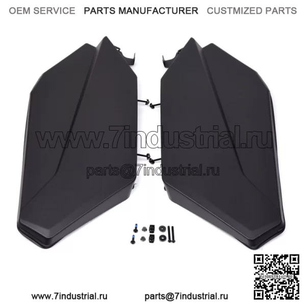 Черные вставки в задние нижние дверные панели для Can Am Maverick X3 MAX 2017 2018-2023 гг. (Для: Can-Am Maverick X3)