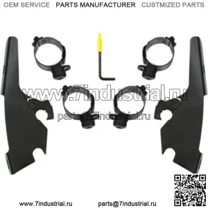 Крепление триггера на лобовое стекло Memphis Shades Black Fats Harley Sport Glide 18+ (Для: Harley-Davidson)