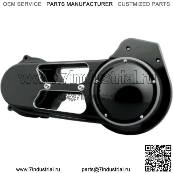 BDL Черный 2 3/4" Открытый ременный привод Primary 2007-2017 Harley Davidson Softail Dyna (Для: Harley-Davidson)