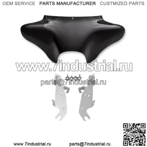 Комплект крепления для полировки лобового стекла Memphis Shades Batwing Harley 86-17 Softail (Для: Harley-Davidson)