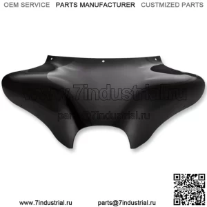 Передний обтекатель Memphis Shades Black Batwing Harley Touring Bagger Road King FLHR (Для: Harley-Davidson)