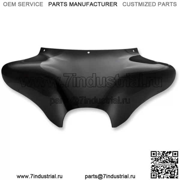 Комплект монтажного комплекта обтекателя Memphis Shades Black Batwing Harley Touring FLHR (Для: Harley-Davidson)
