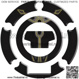 Защита крышки бензобака T.Fork черная для Yamaha FZ-07 2015-2017 гг.