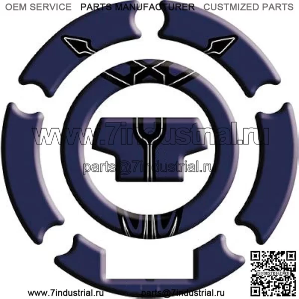 Защитная крышка бензобака T.Fork Blue для Yamaha FZ-07 2015-2017 гг.