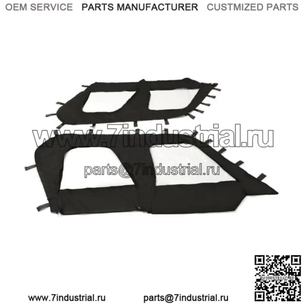 Комплект мягкой верхней дверцы для 4-местных моделей UTV Kawasaki Teryx4 2012-2021 гг. (Для Kawasaki Teryx4 800)