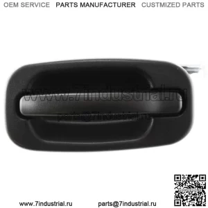 Дверная ручка для Chevy Silverado 1500 2000-2006 гг., задняя левая, внешняя текстурированная, черная (для: более одного автомобиля)