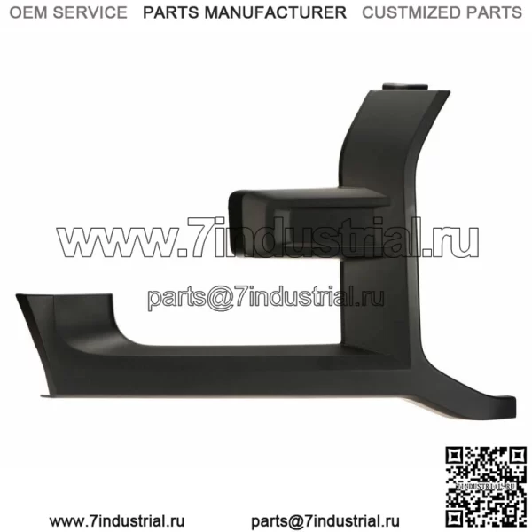 Накладка на решетку фар со стороны пассажира, черная для Ford F-150 Raptor 2017-18 гг. (Для: Ford F-150)