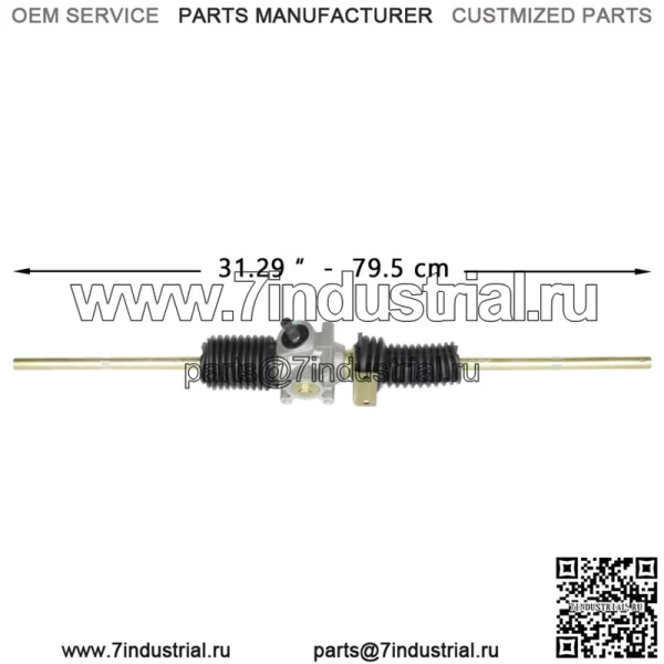 Реечная шестерня с наконечниками рулевых тяг для John Deere Gator Xuv 850D Diesel / M Gator - Image 2