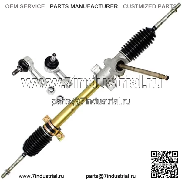 Реечная передача с наконечниками рулевых тяг, совместимая с John Deere Gator Ts/Gator Tx