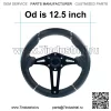 Черный гоночный стиль гольф-кара рулевое колесо EZGO Club Car Yamaha нужен адаптер - Image 4