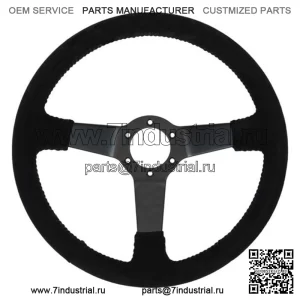 Плоский руль PRP Death Grip, замша C для Polaris RZR/Can-Am Maverick