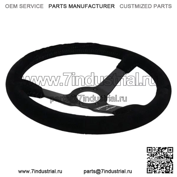 Плоский руль PRP Death Grip, замша C для Polaris RZR/Can-Am Maverick - Image 3