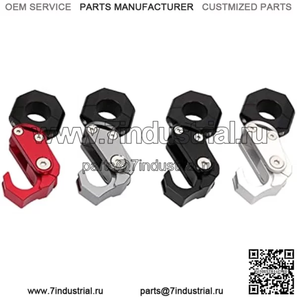 Подходит для X-ADV 750 XADV 750 XADV750 PCX160 PCX 160 Аксессуары Крючок для мотоциклетного шлема Крючок для сумки для багажа Подвесной держатель для переноски (Цвет: серебристый) - Image 3