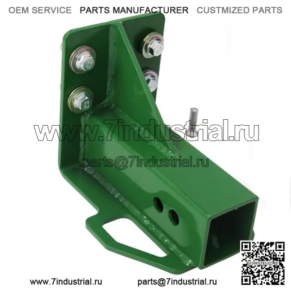 Задний приемник сцепного устройства прицепа подходит для John Deere Gator 4x2 6x4 старого стиля с болтами зеленого цвета - Image 2