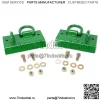 Грейферные крюки Крюк для ковша трактора, совместимый с John Deere 1025R 2032R 3320 2520 Крючки для ковша трактора Болт на D-кольцах Зеленый цвет