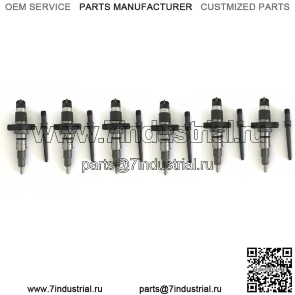6 * топливная форсунка Common Rail 04,5-07 для дизельного двигателя Dodge Cummins 5,9 л 0986435505