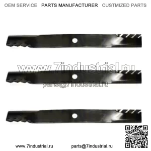 M142514 Набор из 3 лезвий косилки подходит для John Deere 1070 2210 3120 3320 3520 3720