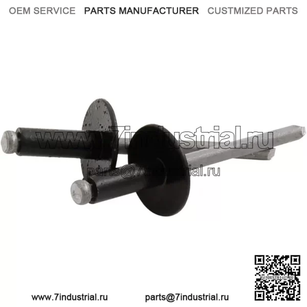 ЗАКЛЕПКИ ДЛЯ СНЕЖНЫХ КЛАПАНОВ YAMAHA SIDEWINDER VIPER ЧЕРНЫЕ, 6 ПАКЕТОВ 8JP-RA524-00-00