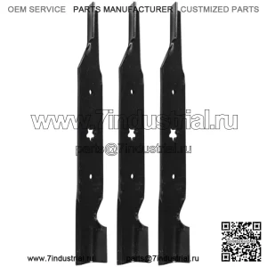532187256 Лезвие косилки с высоким подъемом 54 дюйма MZ RZ YTH 5424 LGT 2654 Z 254 3PK